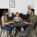 Стіл MEBEL ELITE LAUREN 80X80 Чорний