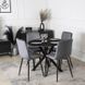 Стіл MEBEL ELITE LAUREN 80X80 Чорний