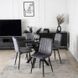 Стіл MEBEL ELITE LAUREN 80X80 Чорний
