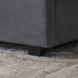 Ліжко двоспальне оксамитове 160x200 MEBEL ELITE MARI Velvet Сірий