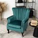 Крісло м'яке оксамитове MEBEL ELITEMALLO Velvet Зелений