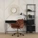 Стул офисный поворотный бархатный MEBEL ELITE MILAN Velvet, Красный / Золотой