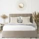 Кровать двуспальная бархатная MEBEL ELITE PANAMA Velvet 140x200 см Бежевый
