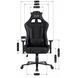 Стул офисный поворотный MEBEL ELITE FLASH Черный