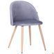 Стул Sherry beech Velvet AMF Темно Серый фотография