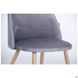 Стілець Sherry beech Velvet AMF Темно Сірий