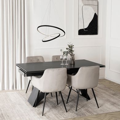 Стул MEBEL ELITE MODESTO Velvet Серый фотография