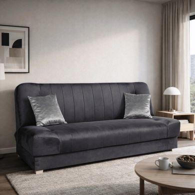 Диван розкладний MEBEL ELITE PIANO 190 см Сірий фотографія