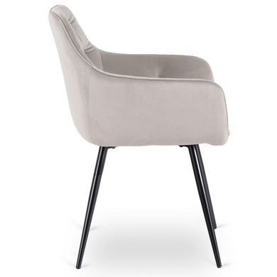 Стул MEBEL ELITE MODESTO Velvet Серый фотография