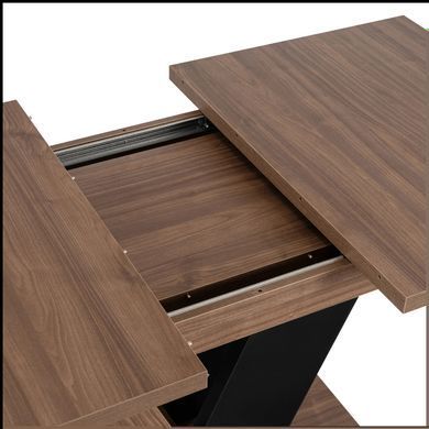 Стіл розкладний MEBEL ELITE CLARK 120(160)х80 см Горіх фотографія
