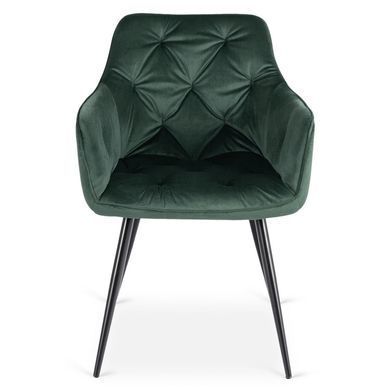 Стілець MEBEL ELITE MODESTO Velvet Зелений фотографія