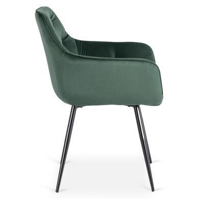 Стілець MEBEL ELITE MODESTO Velvet Зелений фотографія