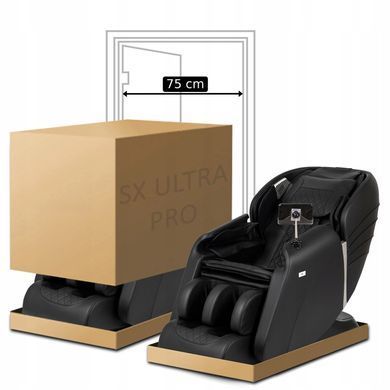 Масажне крісло MEBEL ELITE SX ULTRA PRO екошкіра чорний фотографія