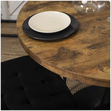 Стул бархатный MEBEL ELITE GOMEZ Velvet, Черный фотография