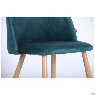 Стул Sherry beech Velvet AMF Зеленый фотография