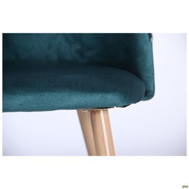 Стул Sherry beech Velvet AMF Зеленый фотография