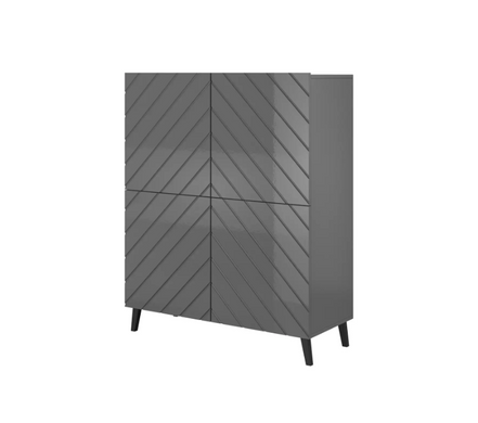 Комод ABETO 100 Cama Графит Мат / Графит Глянец фотография