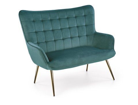 Софа CASTEL 2 XL Velvet Halmar Зеленый фотография