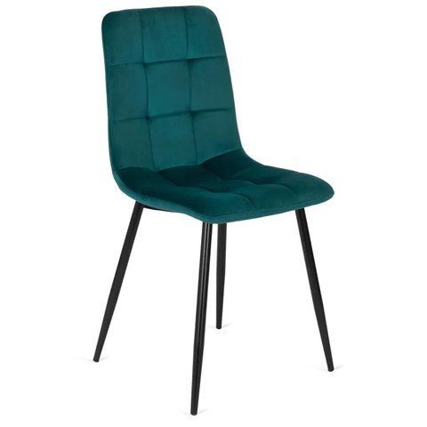 Стул бархатный MEBEL ELITE PERU Velvet, Бирюзовый фотография