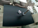 Стіл розкладний TMM-50-2 VETRO 110x70 Чорний Матовий