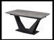 Керамический стол Феличе TML-1000 VETRO 160(240)x90 Грей шторм черный