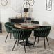 Стілець оксамитовий MEBEL ELITE ELENA Velvet Зелений фотографія