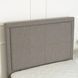 Ліжко односпальне оксамитове MEBEL ELITE ELIF Velvet 90x200 см з додатковим спальним місцем Сірий
