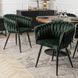 Стілець оксамитовий MEBEL ELITE ELENA Velvet Зелений