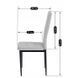 Комплект стіл розкладний MEBEL ELITE CLARK 120(160)х80 см Дуб артизан/чорний +6 стільці TEX Сірий