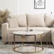 Журнальний столик CLIFF MAX MEBEL ELITE 80x80 Білий мармур