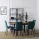 Стілець оксамитовий MEBEL ELITE PERU Velvet, Бірюзовий