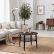 Журнальный столик MEBEL ELITE PAULO 60x60 Орех/черный