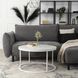 Журнальний столик ALICE MAX MEBEL ELITE 80x80 Білий