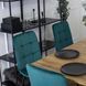 Стілець оксамитовий MEBEL ELITE PERU Velvet, Бірюзовий