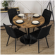 Стул бархатный MEBEL ELITE GOMEZ Velvet, Черный