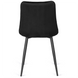 Стул бархатный MEBEL ELITE GOMEZ Velvet, Черный