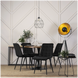 Стул бархатный MEBEL ELITE GOMEZ Velvet, Черный