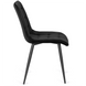 Стул бархатный MEBEL ELITE GOMEZ Velvet, Черный