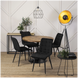 Стул бархатный MEBEL ELITE GOMEZ Velvet, Черный