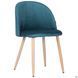 Стул Sherry beech Velvet AMF Зеленый фотография