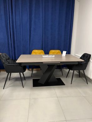 Стіл розкладний TML-680 VETRO 160(200)x90 Попільний Дуб фотографія