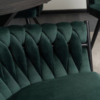 Крісло ELENA Onto Зелений велюр фотографія