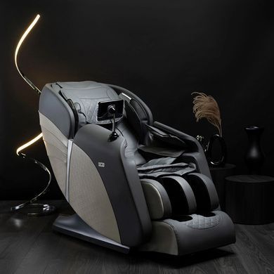Масажне крісло MEBEL ELITE SX ULTRA PRO екошкіра Сірий фотографія