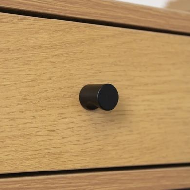 Письмовий стіл MEBEL ELITE STEP 123 см Золотий дуб / Чорний фотографія