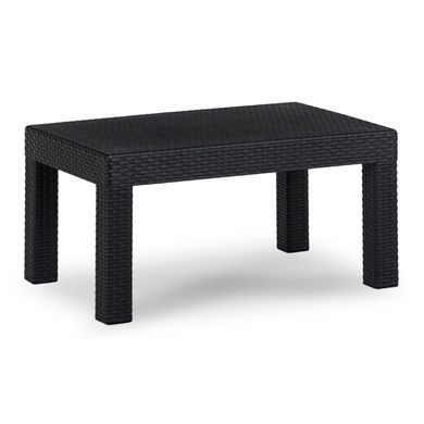 Комплект садових меблів MEBEL ELITE BRENTA Чорний
