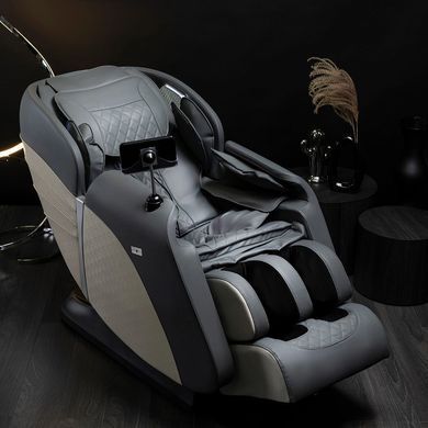 Масажне крісло MEBEL ELITE SX ULTRA PRO екошкіра Сірий фотографія