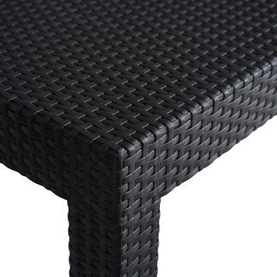 Комплект садових меблів MEBEL ELITE BRENTA Чорний