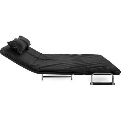 Диван розкладний MEBEL ELITE DARK 2 тканина Чорний фотографія