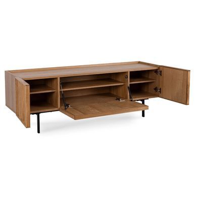ТВ Тумба MEBEL ELITE BERGAMO 160 Дуб фотографія