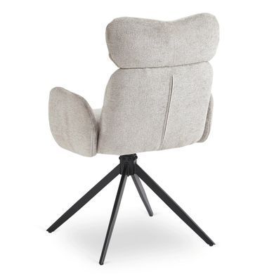 Стул поворотный MEBEL ELITE ALVARO Серый Букле фотография